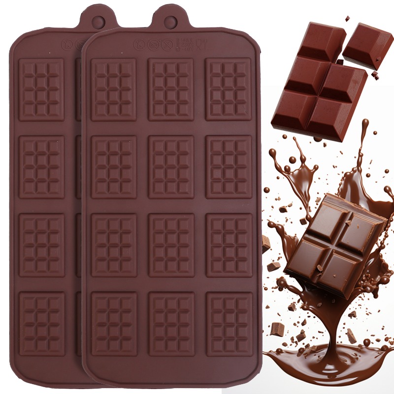 Kitchen Gadgets Best - Silicone Chocolate Mold 12 Even Fondant