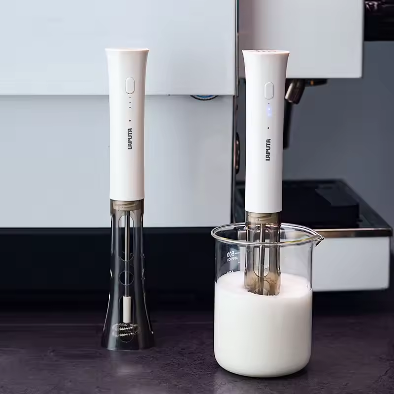 Kitchen Gadgets Tools - Electric Milk Frother Handheld USB Rechargeable
