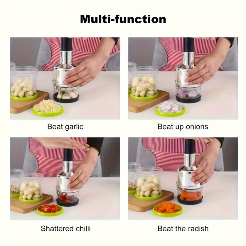Stainless Steel Garlic Press M - đánh giá và giá Manual Garlic Press