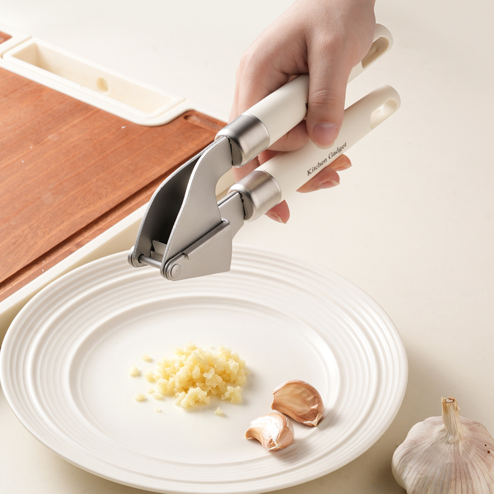 Stainless Steel Lemon Squeezer - đánh giá và giá Manual Garlic Press