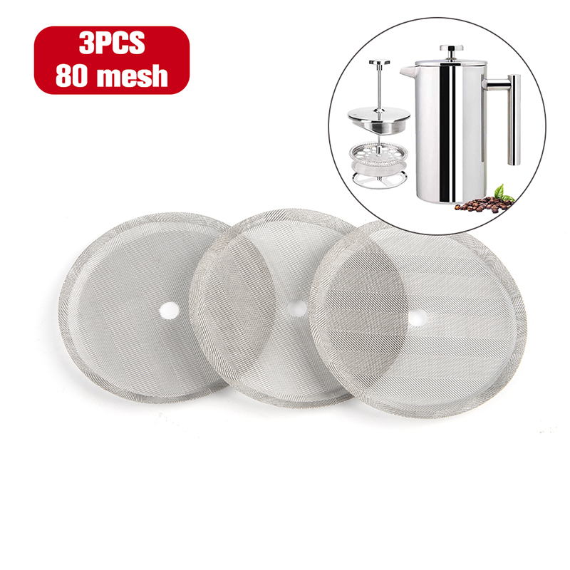 3 PCS of reusable stainless st - đánh giá và giá French Press Coffee Maker