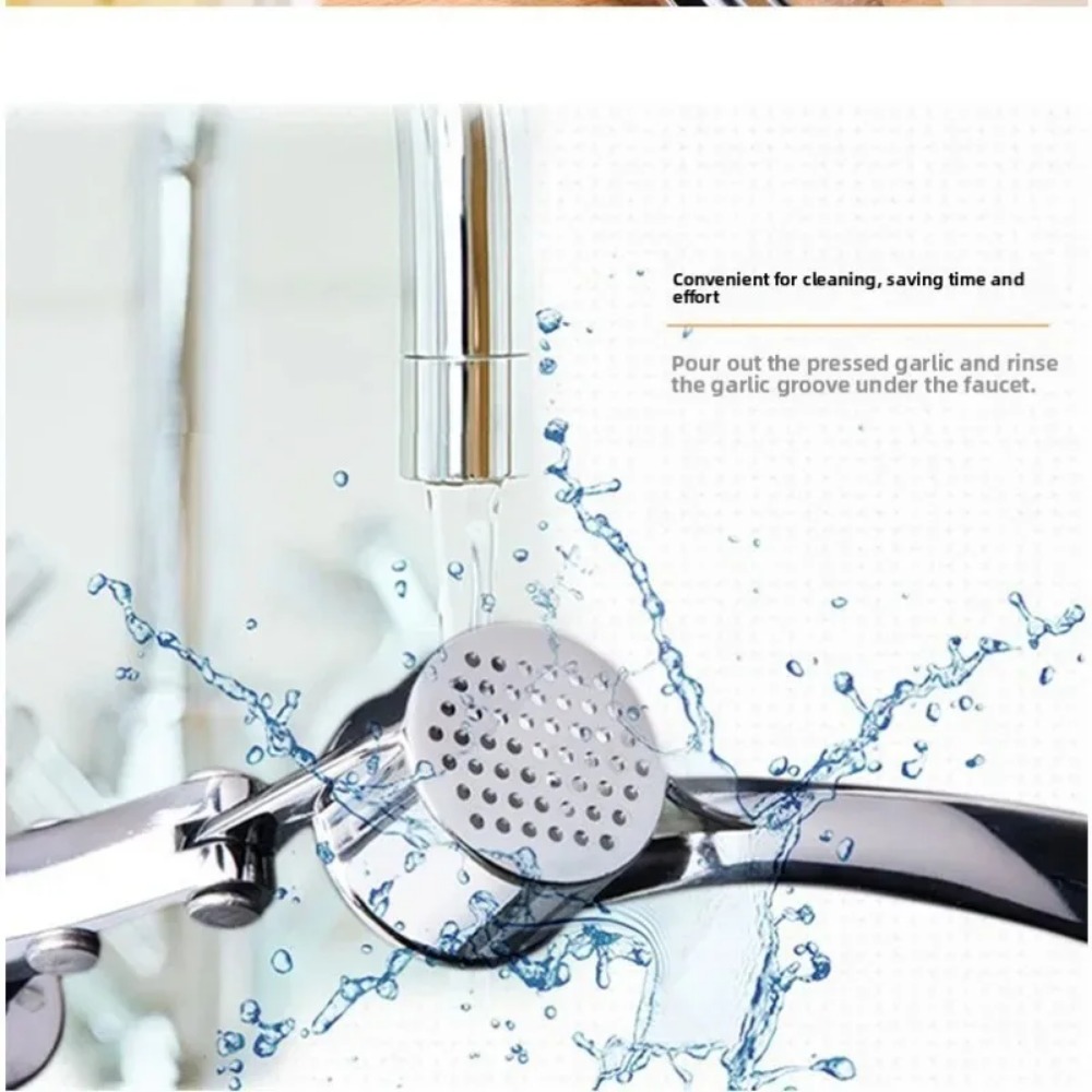 Hot Garlic Mincer Stainless St - đánh giá và giá Manual Garlic Press