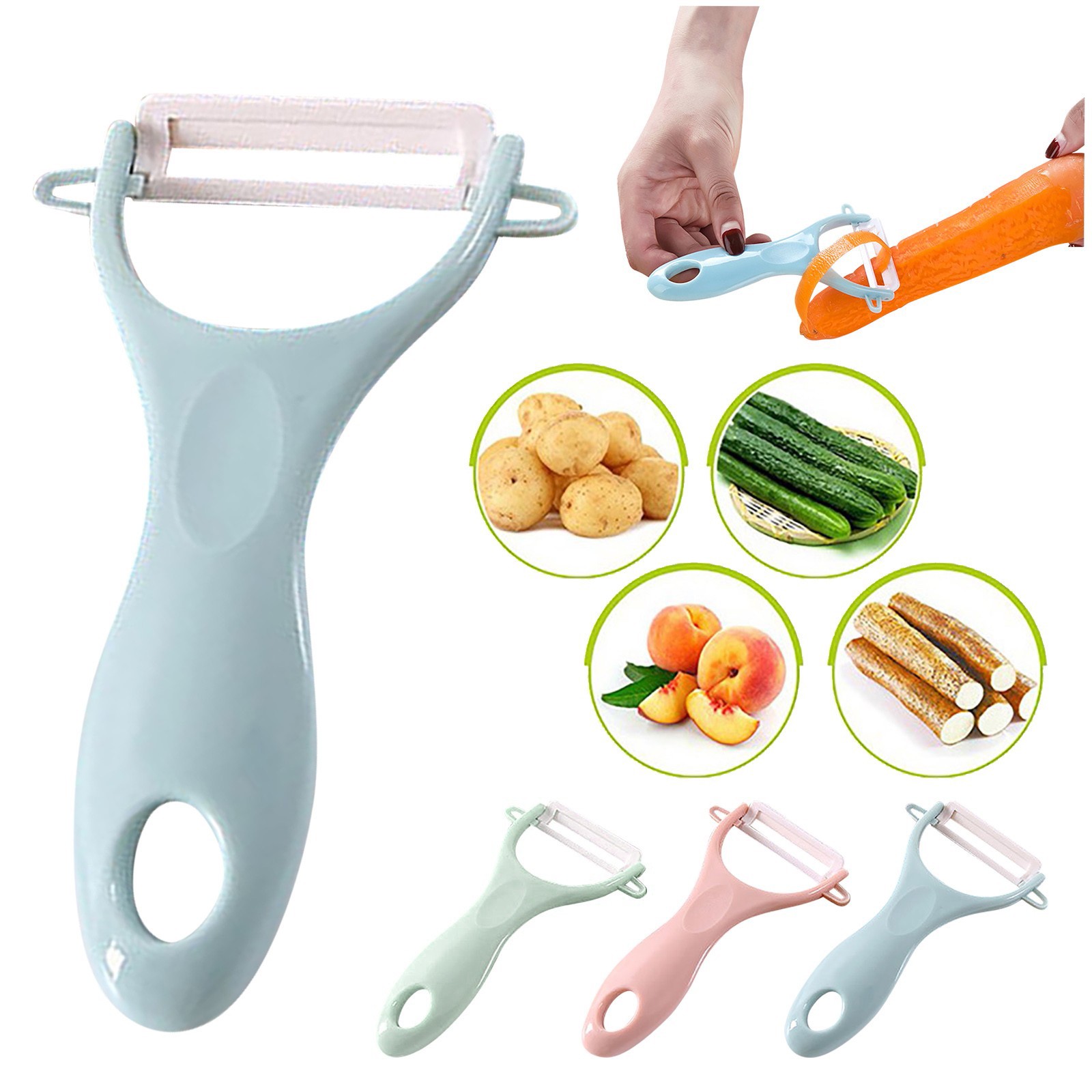 Gốm Sáng Tạo Dao Gọt Vỏ Thiết  - đánh giá và giá Kitchen Gadgets Smart