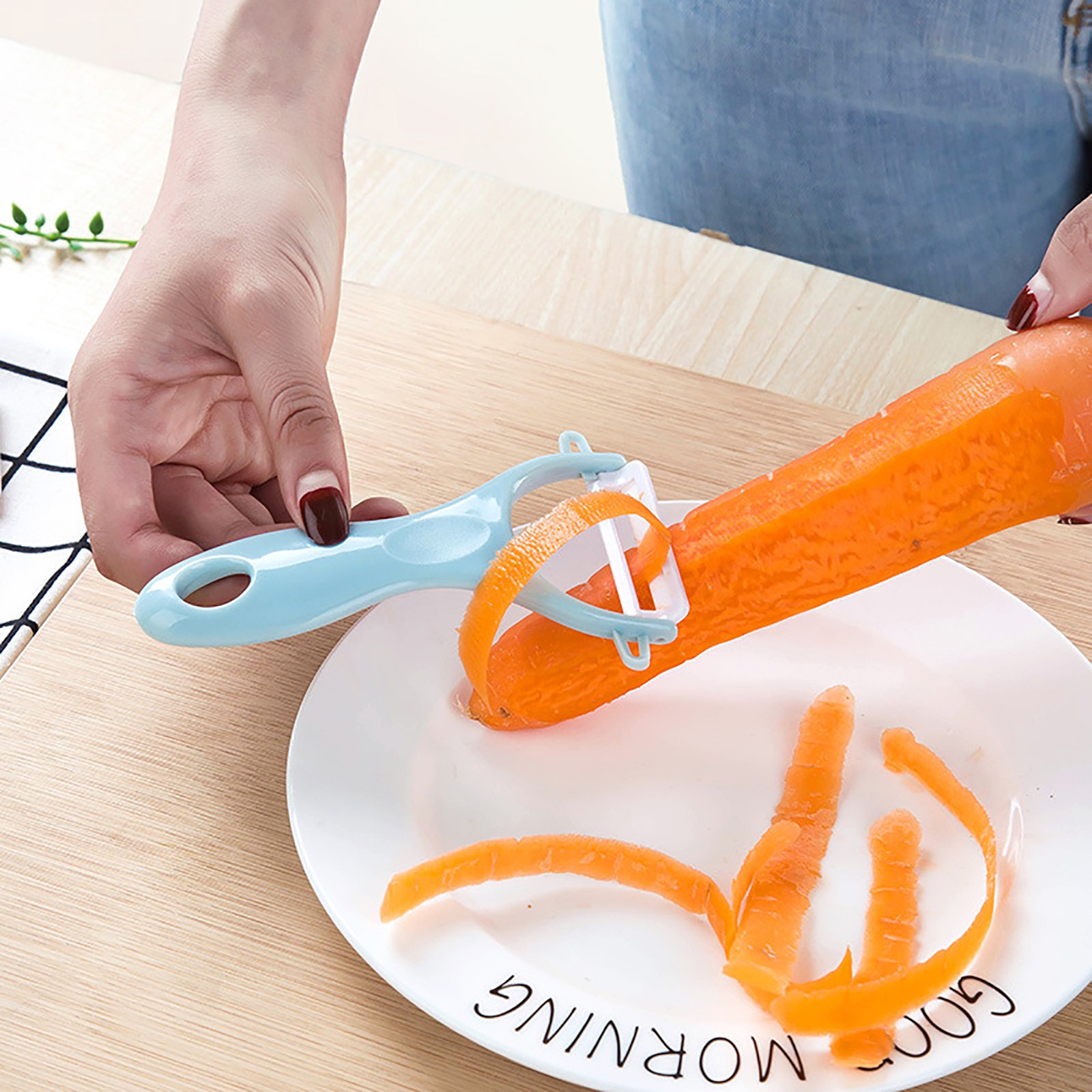 Gốm Sáng Tạo Dao Gọt Vỏ Thiết  - đánh giá và giá Kitchen Gadgets Smart