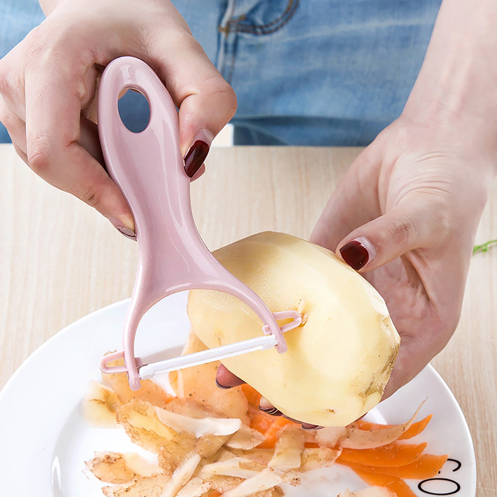 Gốm Sáng Tạo Dao Gọt Vỏ Thiết  - đánh giá và giá Kitchen Gadgets Smart