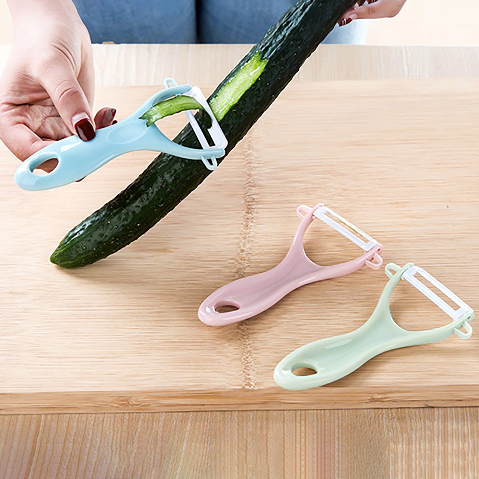 Gốm Sáng Tạo Dao Gọt Vỏ Thiết  - đánh giá và giá Kitchen Gadgets Smart