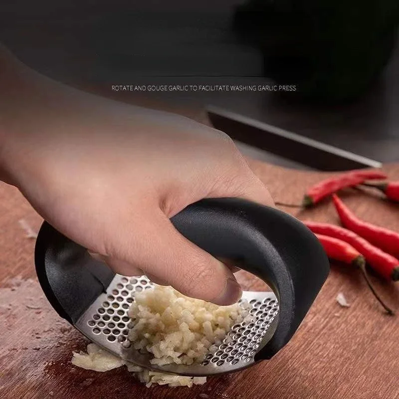 Stainless Steel Garlic Press C - đánh giá và giá Manual Garlic Press