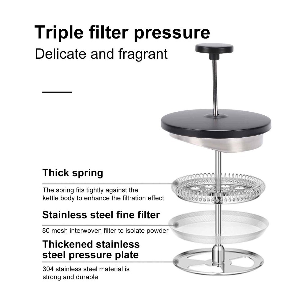 350ml Capacity French Press Co - đánh giá và giá French Press Coffee Maker