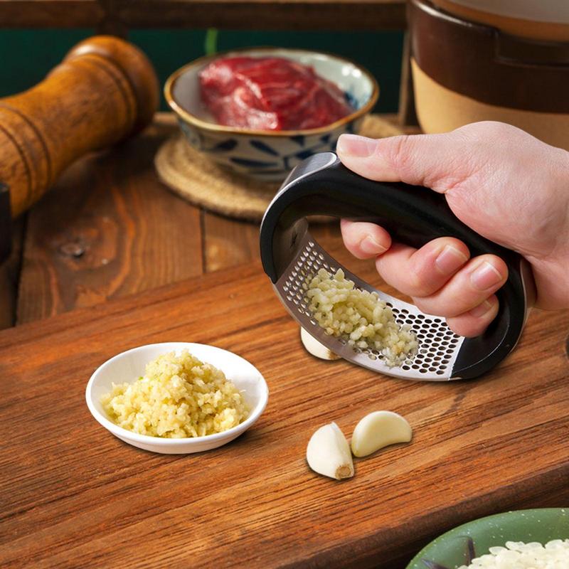 Stainless Steel Garlic Press C - đánh giá và giá Manual Garlic Press