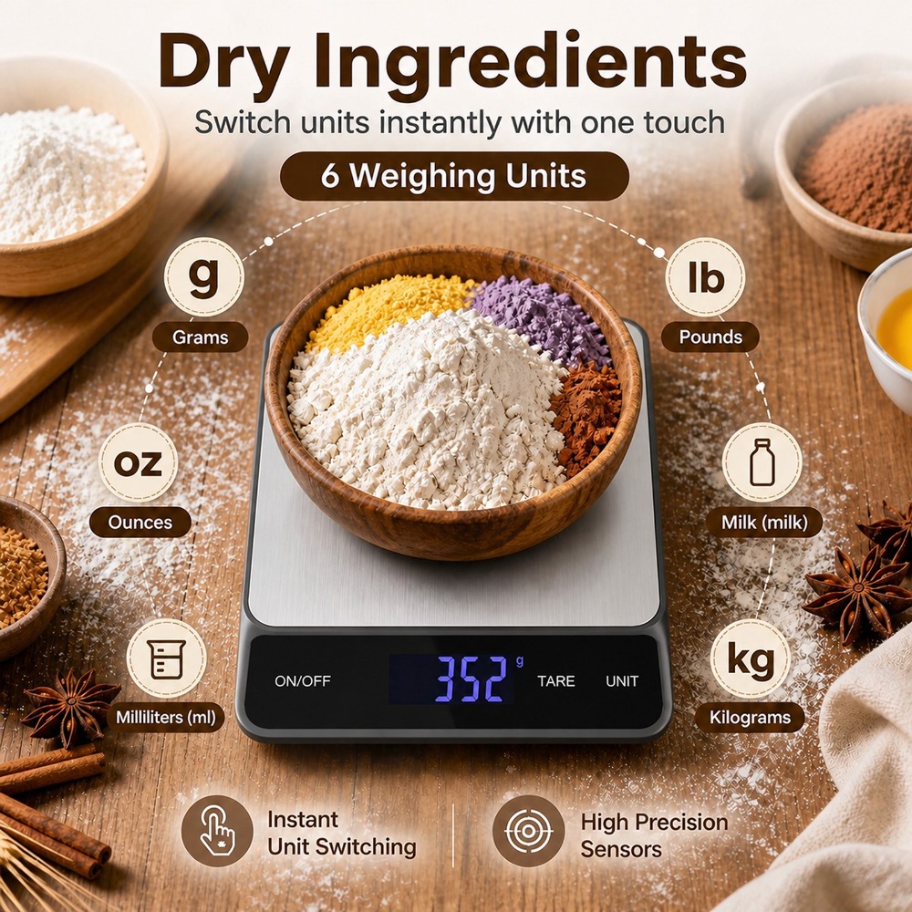 Waterproof Digital Kitchen Sca - đánh giá và giá Kitchen Gadgets Smart