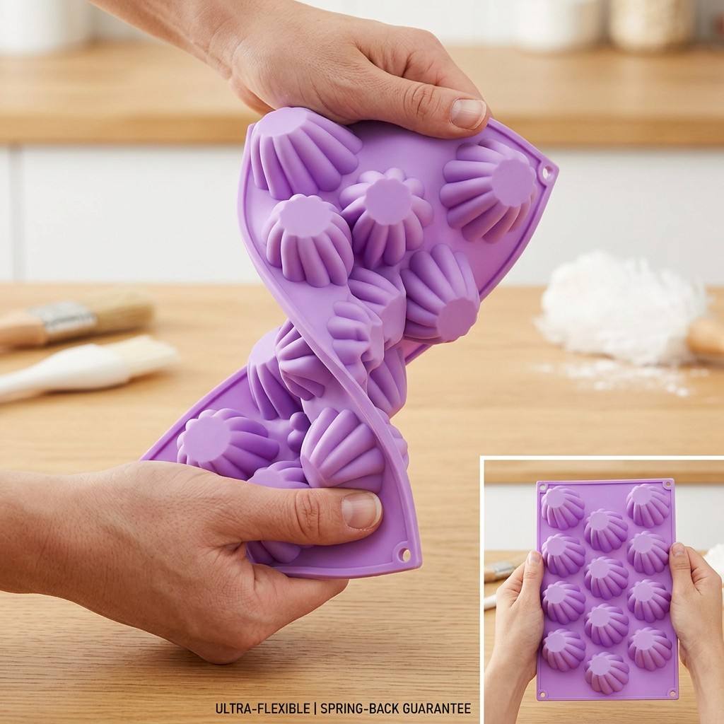 12-Cavity Mini Spiral Silicone - đánh giá và giá Zyliss Kitchen Gadgets