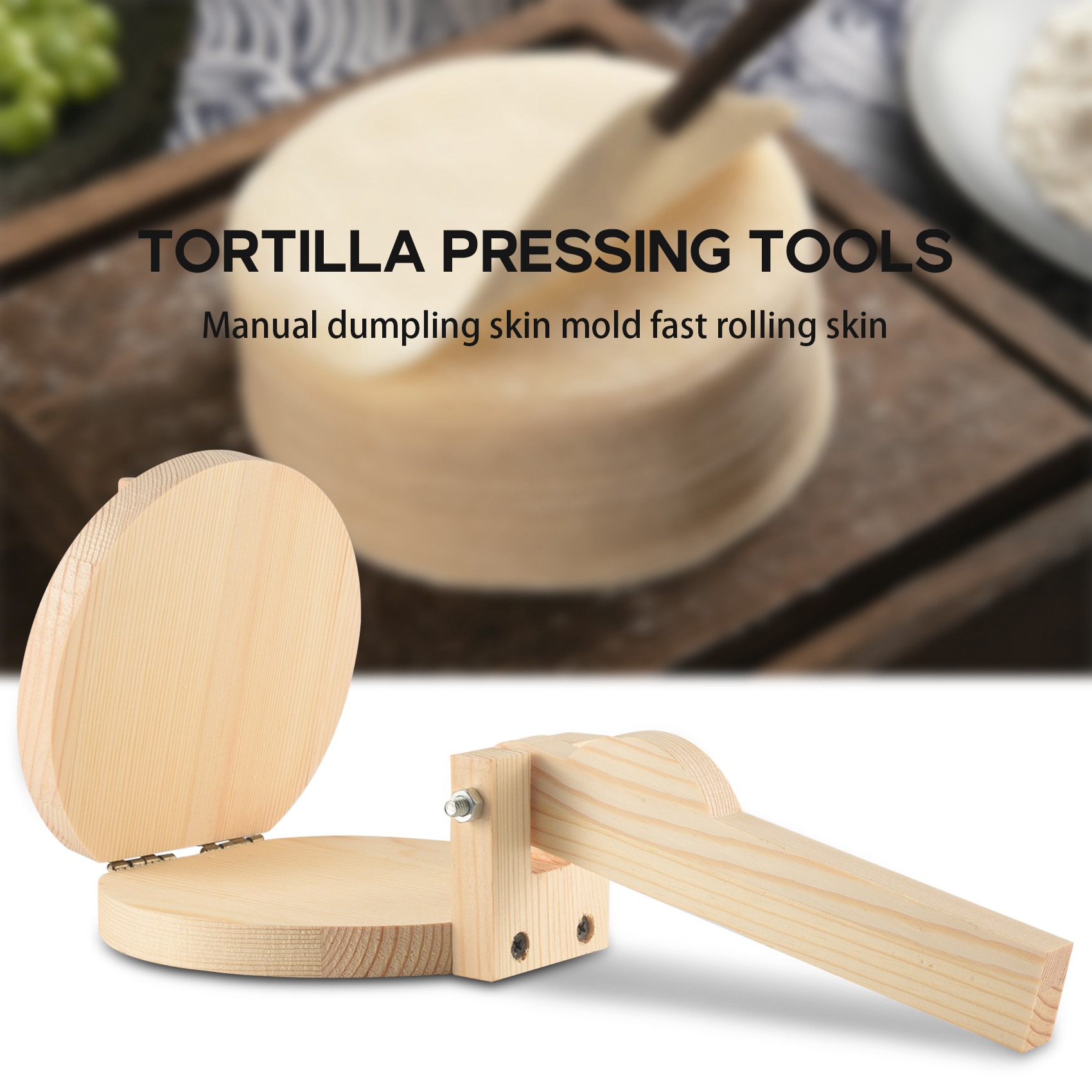 AT29-Wood Tortilla Press Dumpl - đánh giá và giá Kitchen Gadgets Roti Maker