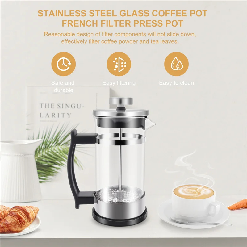 Coffee French Press Pot With F - đánh giá và giá French Press Coffee Maker